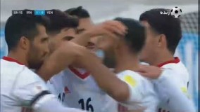 گل اول ایران به ونزوئلا(جهانبخش)