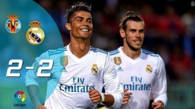 خلاصه بازی رئال مادرید2 2 ویارئال