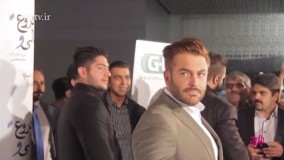 ازدحام شدید هواداران محمدرضا گلزار در اکران خصوصی فیلم خشکسالی و دروغ