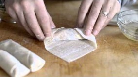 غذای رمضان-تهیه اسپرینگ رول مرغ و سبزیجات