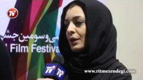 گفتگو با سعید آقاخانی و ساره بیات در حاشیه رونمایی از فیلم «خداحافظی طولانی»
