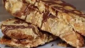 پخت نان-طرز تهیه نان سوخاری با شکلات