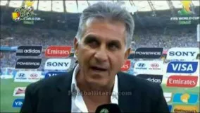 مصاحبه کی روش بعد از بازی ایران آرژانتین -  Interview with Carlos Queiroz after Iran vs Argentina