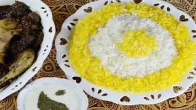 آشپزی آسان-طرز تهیه برنج زعفرانی سریع (کته) بسیار خوشمزه