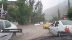 سیل در فشم-جاده اوشان فشم میگون بسته شد