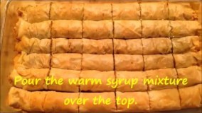 شیرینی ماه رمضان-تهیه باقلوا رمضان-دسر ماه رمضان