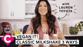 نوشیدنی سرد-تهیه میلک شیک مخصوص گیاه خواران