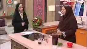 نوشیدنی خنک-تهیه اسموتی انار و زرشک 