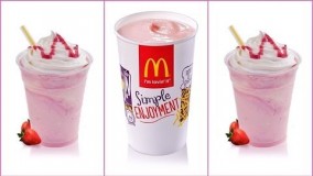 نوشیدنی سرد-تهیه میلک شیک توت فرنگی