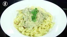 آشپزی آسان-خوراک گوشت با قارچ