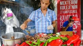 Istanbul Street Food - DELICIOUS Turkish Kofte and Breakfast on Turkish Airlines!