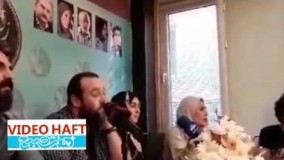 بگومگوی بهناز جعفری با خبرنگاران