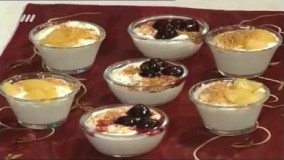 آموزش دسر-دسر ماست و میوه تابستانی