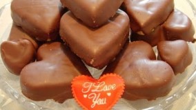 آموزش دسر-بیسکویت شکلاتی ولنتاین 