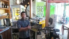 آموزش سرو قهوه و لاته آرت 