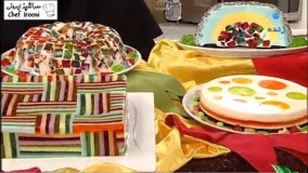 آموزش دسر-تهیه ژله خرده شیشه 