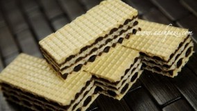 آموزش شیرینی پزی-دستور تهیه ویفر میکادو