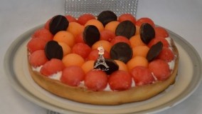 آموزش دسر- تارت هندوانه و طالبی 