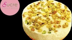 آموزش دسر-تهیه چیز کیک پسته