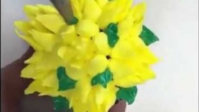 آموزش دسر-تزئین کیک و دسر به شکل گل با استفاده از ماسوره 