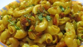 آشپزی ساده -تهیه ماکارانی هندی