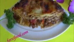 آشپزی ساده-طرز تهیۀ لازانیایِ گوشت