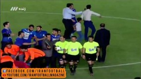 پایان بازی و جشن قهرمانی بازیکنان استقلال در جام حذفی