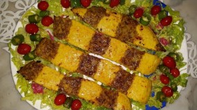 آشپزی ایرانی-کباب نگینی تو ماهیتابه 