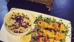 آموزش آشپزی-جوجه كباب ايراني وپلو زرشك رز ايراني