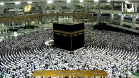 نماز عشاء مکه مکرمه عربستان سعودی-۲۲ مهر ۱۳۹۵