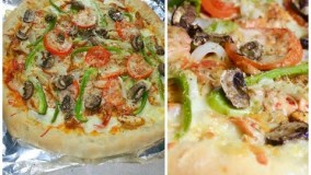 آشپزی مدرن-تهیه پیتزا با پنیر موزارلا