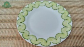 آشپزی مدرن-تزیین بشقاب سبزیجات-4-