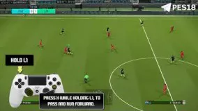 آموزش یک به دو در Pes2018