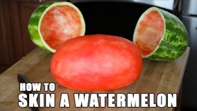 آشپزی مدرن-تزیین هندوانه و ترفند برش آن