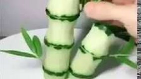 آشپزی مدرن-تزیین سالاد- بسیار زیبا