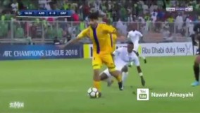 مهدي طارمي يضيع اغرب فرصة لتسجيل هدف مباراة الاهلي والغرافة دوري ابطال اسيا