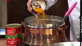 آشپزی آسان-خورش تره با مرغ