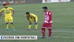 عکس العمل فوق العاده بیرانوند و مهار پنالتی مهدی طارمی