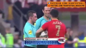 علیرضا جهانبخش پس از هتریک توپ را به خانه برد