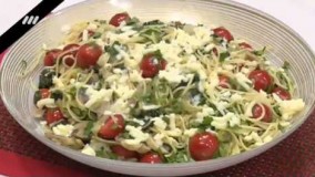 آشپزی مدرن-آموزش اسپاگتی با سس گوجه و اسفناج