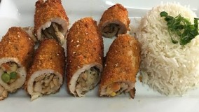 آشپزی مدرن-تهیه کوردن بلو با مرغ