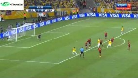 صحنه گل زدن نیمار به اسپانیا