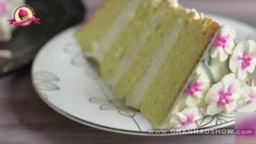 آموزش فرم دادن به خامه و تزئین کیک