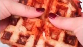 آشپزی مدرن-طرز تهیه اسنک در ساندویچ ساز