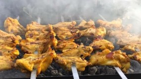 هنر آشپزی-تهیه بال و کتف کبابی