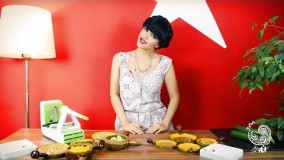 آشپزی ساده-نودل کدوی خام گیاهی