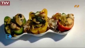 آشپزی ساده- پاستا مرغ و اسفناج