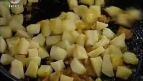 آشپزی ساده-خوراک کدو سبز و سبزیجات