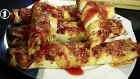 آشپزی ساده - نان توتیلا و گوشت مرغ