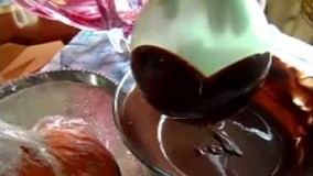 تهیه دسر-پیاله شکلاتی